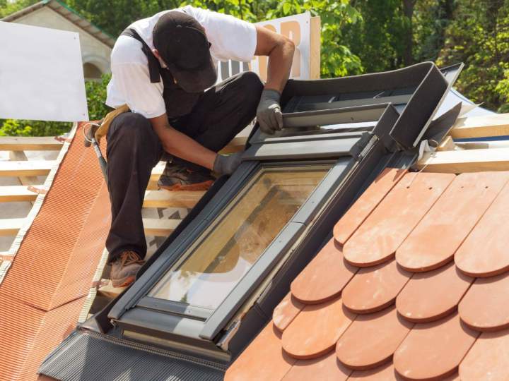 Pose de fenêtre Velux